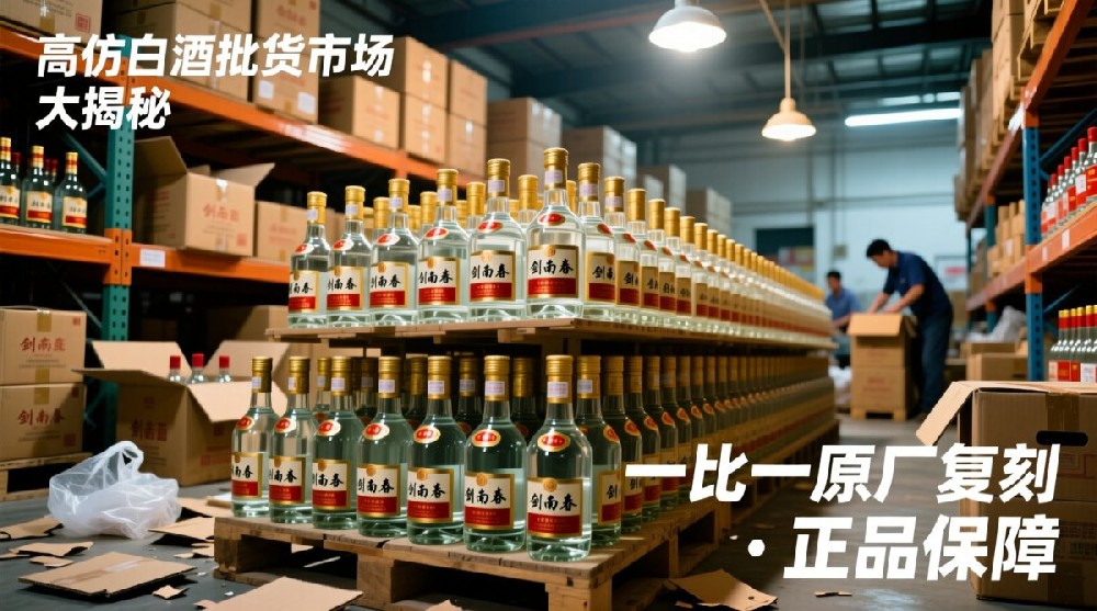 一比一剑南春一手货源批发，高仿白酒批发市场大揭秘